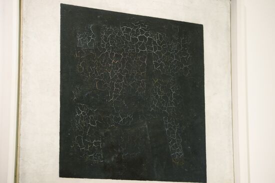 Researchers find color image hidden beneath Malevich's "Black Square"