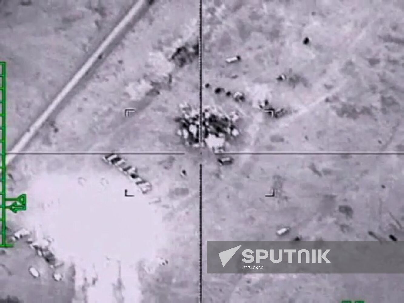 Russian Aerospace Forces strike ISIS positions in Syria