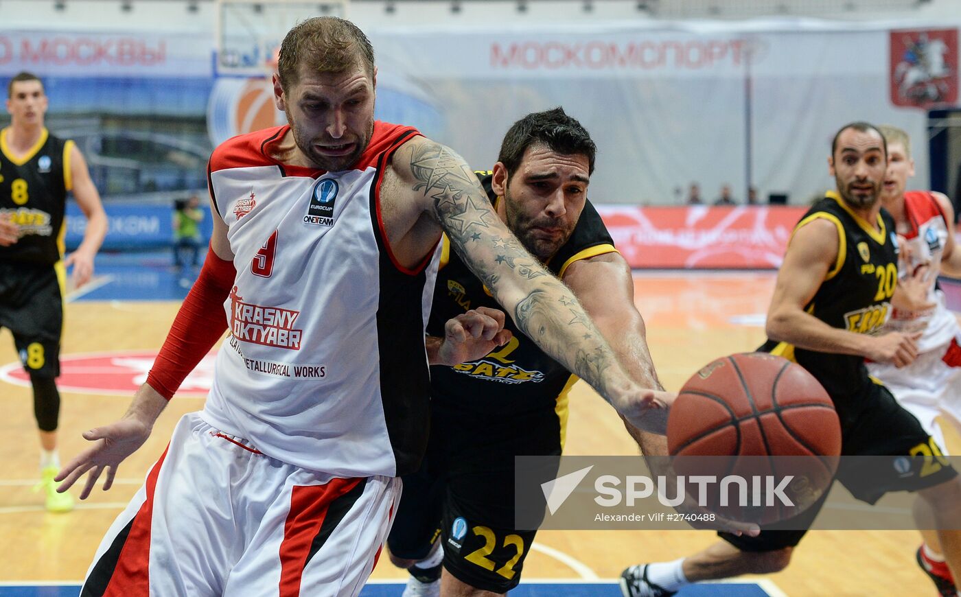 Eurocup Basketball. Krasny Oktyabr vs. AEK