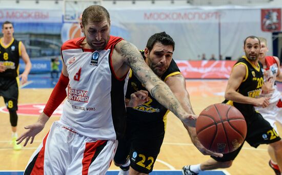 Eurocup Basketball. Krasny Oktyabr vs. AEK