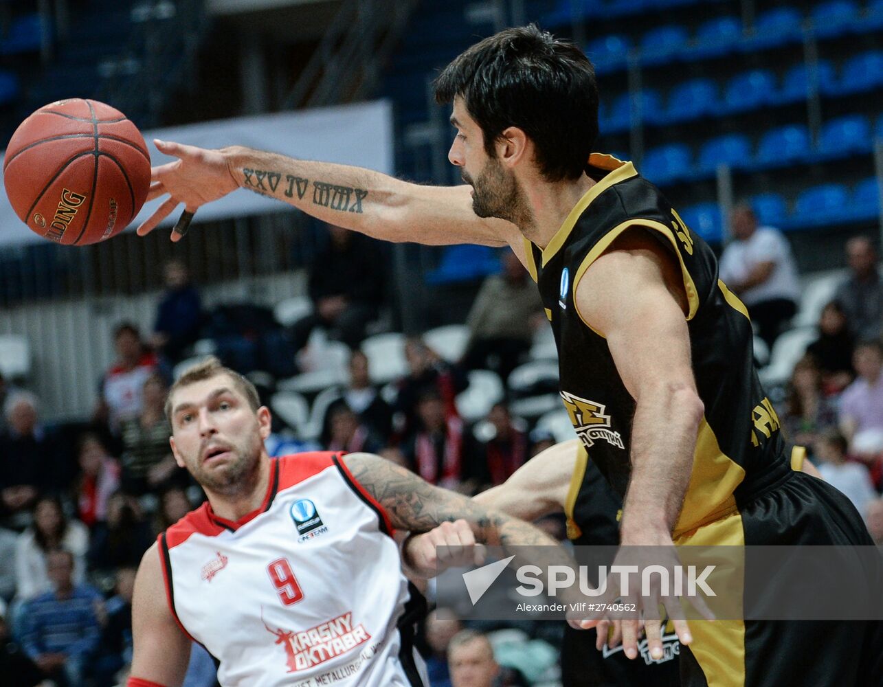 Eurocup Basketball. Krasny Oktyabr vs. AEK
