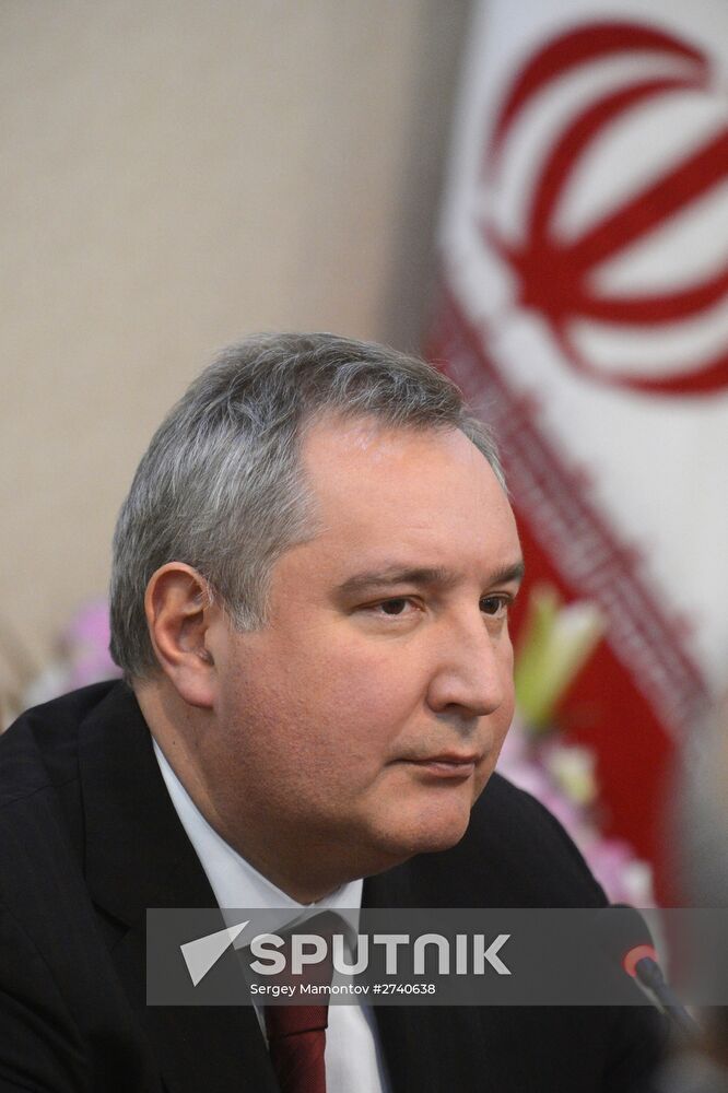 Russian Deputy Prime Minister Dmitry Rogozin visits Iran