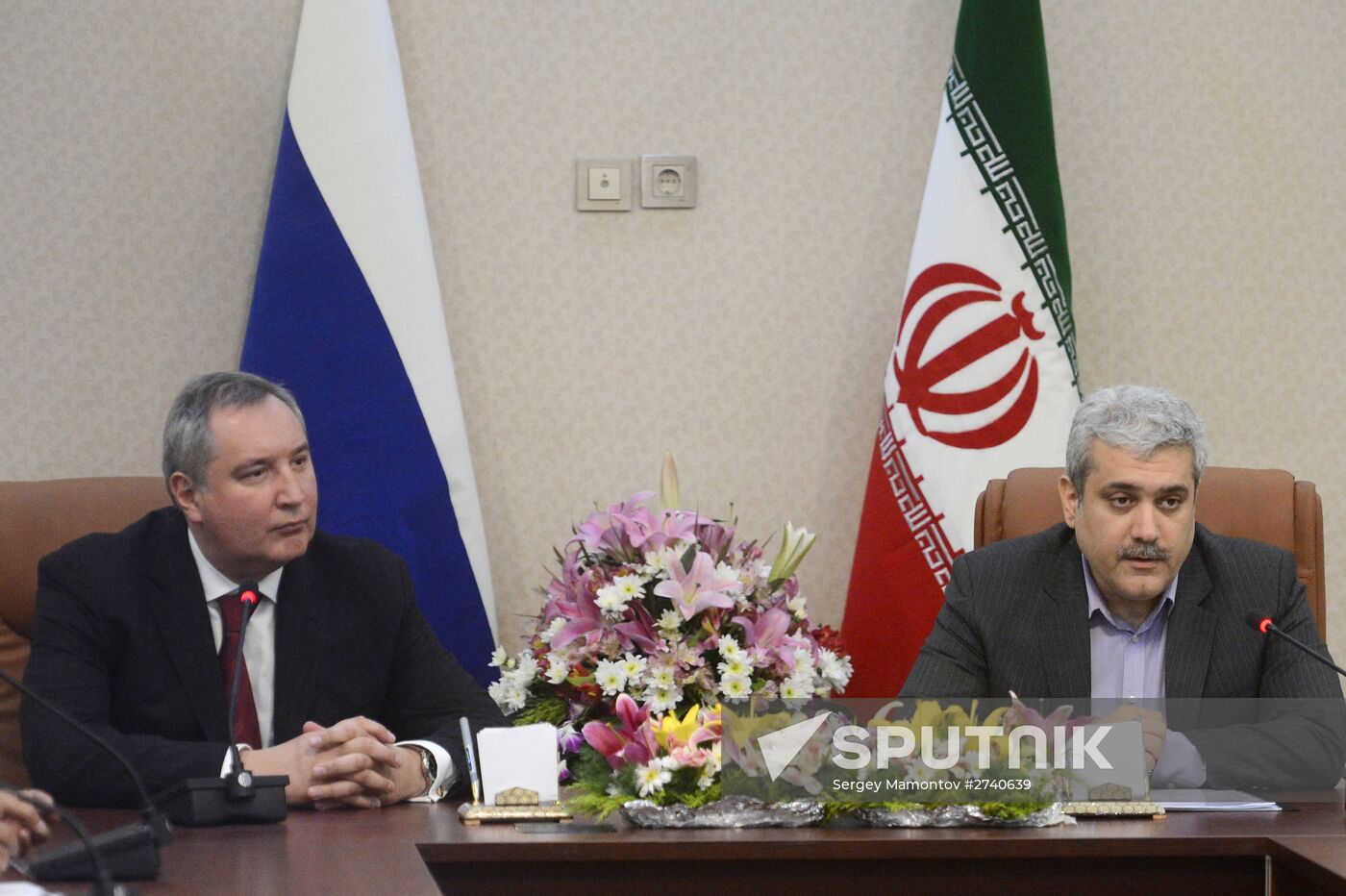 Russian Deputy Prime Minister Dmitry Rogozin visits Iran
