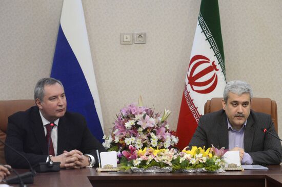 Russian Deputy Prime Minister Dmitry Rogozin visits Iran