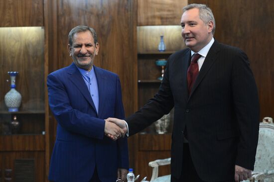 Russian Deputy Prime Minister Dmitry Rogozin visits Iran