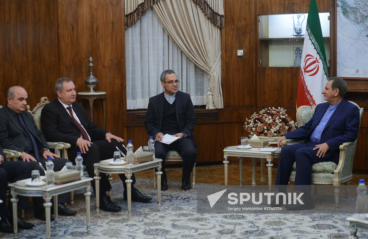 Russian Deputy Prime Minister Dmitry Rogozin visits Iran