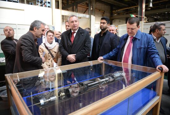 Russian Deputy Prime Minister Dmitry Rogozin visits Iran
