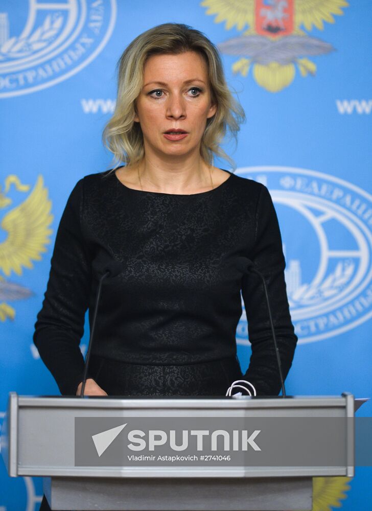 Briefing by Russian Foreign Office spokesperson Maria Zakharova