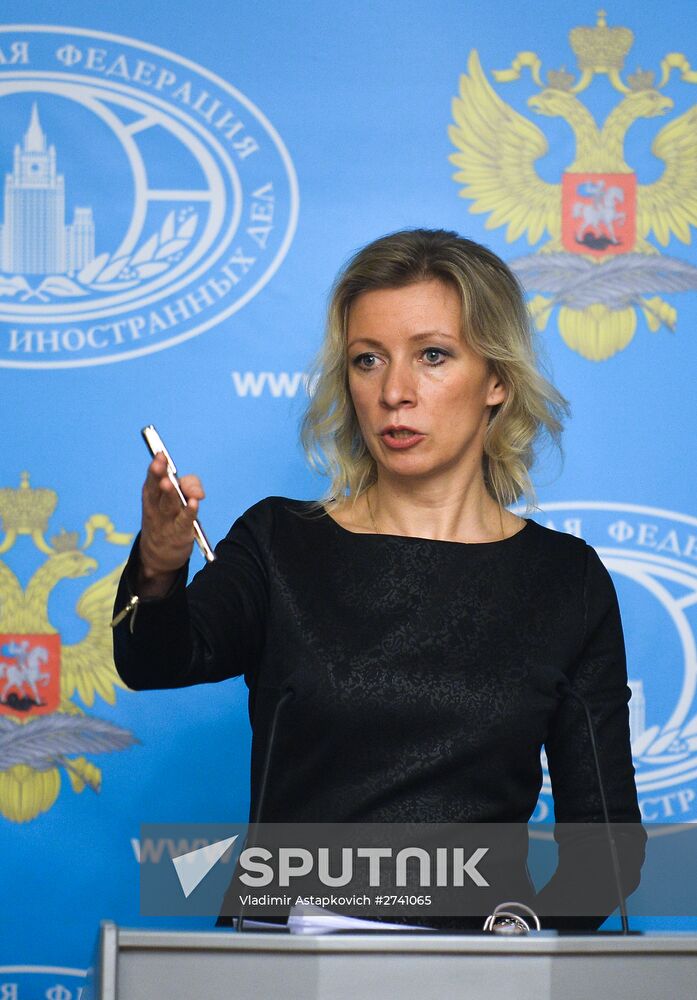 Briefing by Russian Foreign Office spokesperson Maria Zakharova
