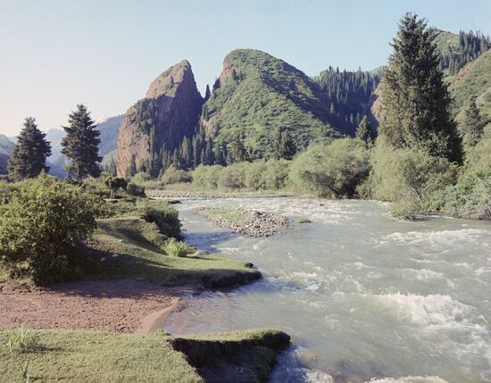 Jeti-Oguz Gorge in Kyrgyzstan