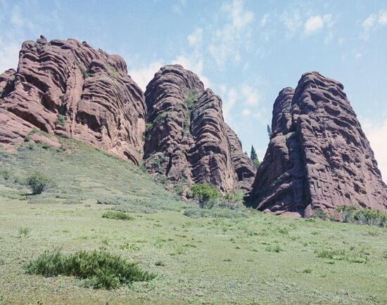 Jeti-Oguz Gorge in Kyrgyzstan