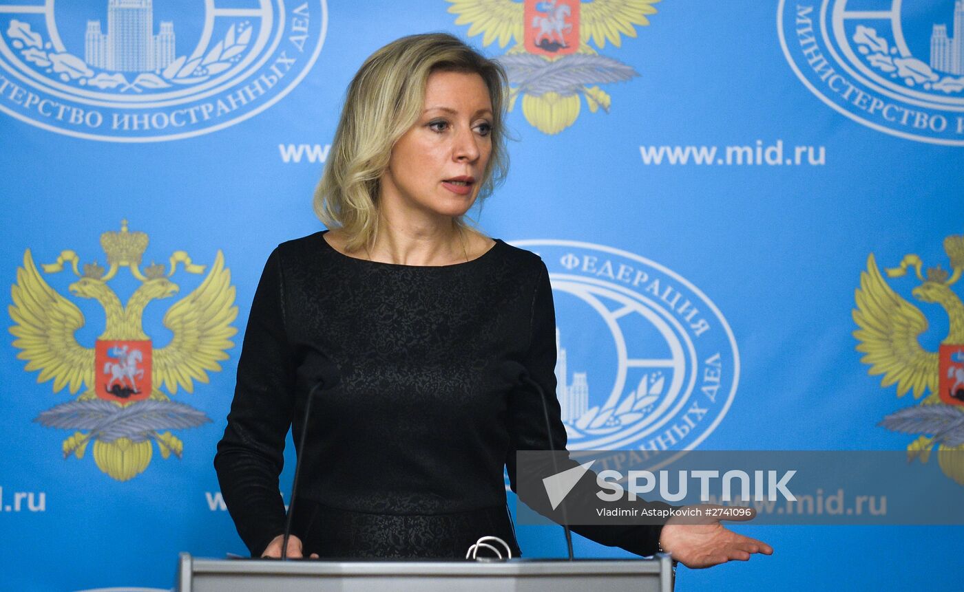 Briefing by Russian Foreign Office spokesperson Maria Zakharova