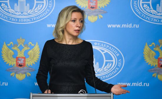 Briefing by Russian Foreign Office spokesperson Maria Zakharova