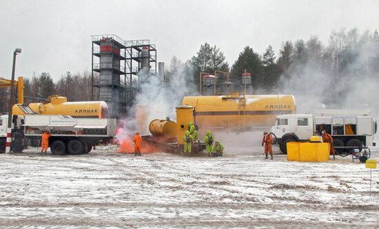 Russian Emergencies Ministry holds command post exercise