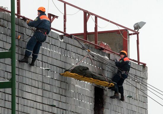 Russian Emergencies Ministry holds command post exercise