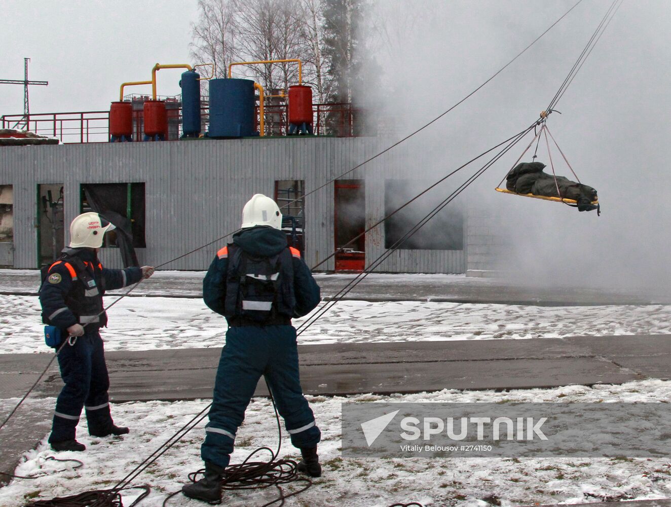 Russian Emergencies Ministry holds command post exercise