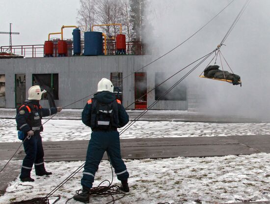 Russian Emergencies Ministry holds command post exercise