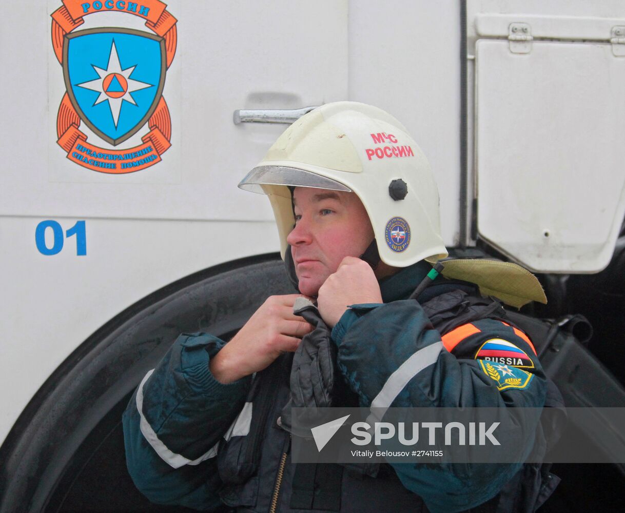 Russian Emergencies Ministry holds command post exercise