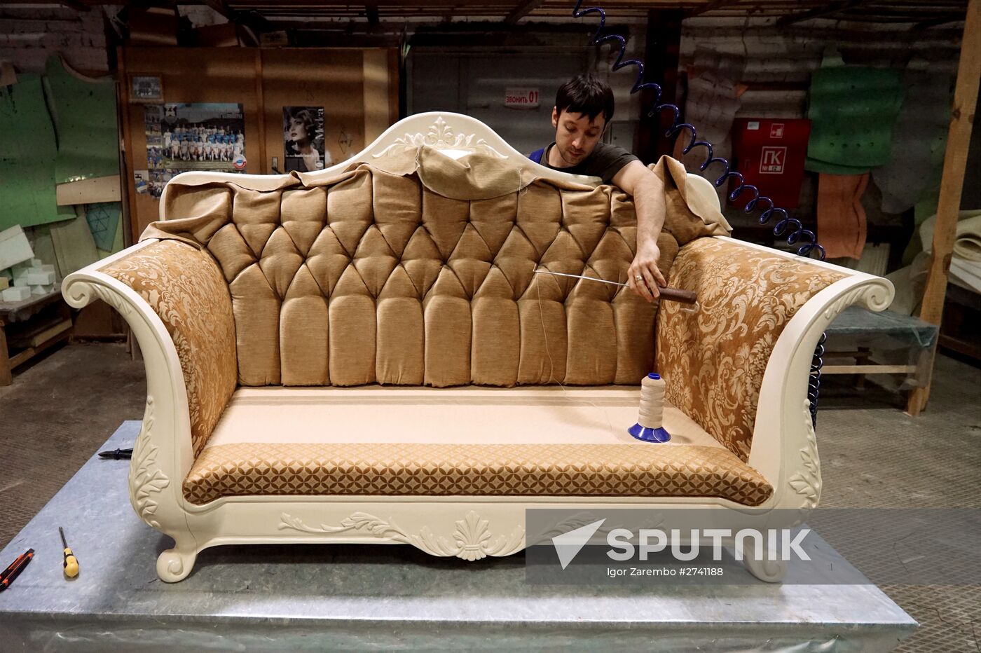 High-end furniture manufactured at MAKSIK plant in Kaliningrad