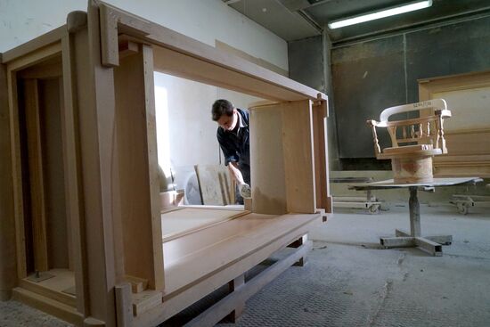 High-end furniture manufactured at MAKSIK plant in Kaliningrad