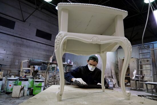 High-end furniture manufactured at MAKSIK plant in Kaliningrad