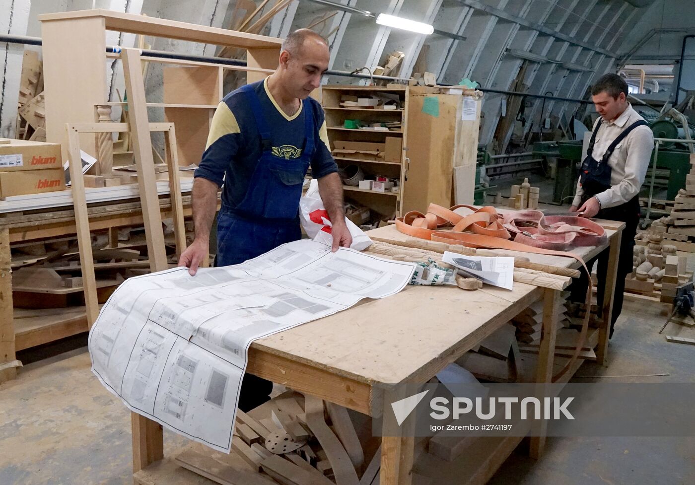 High-end furniture manufactured at MAKSIK factory in Kaliningrad