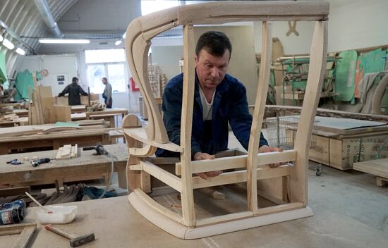 High-end furniture manufactured at MAKSIK plant in Kaliningrad