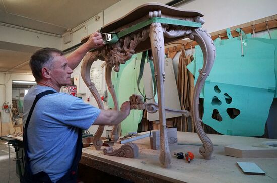 High-end furniture manufactured at MAKSIK plant in Kaliningrad