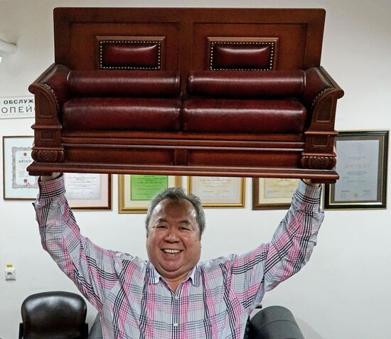 High-end furniture manufactured at MAKSIK factory in Kaliningrad