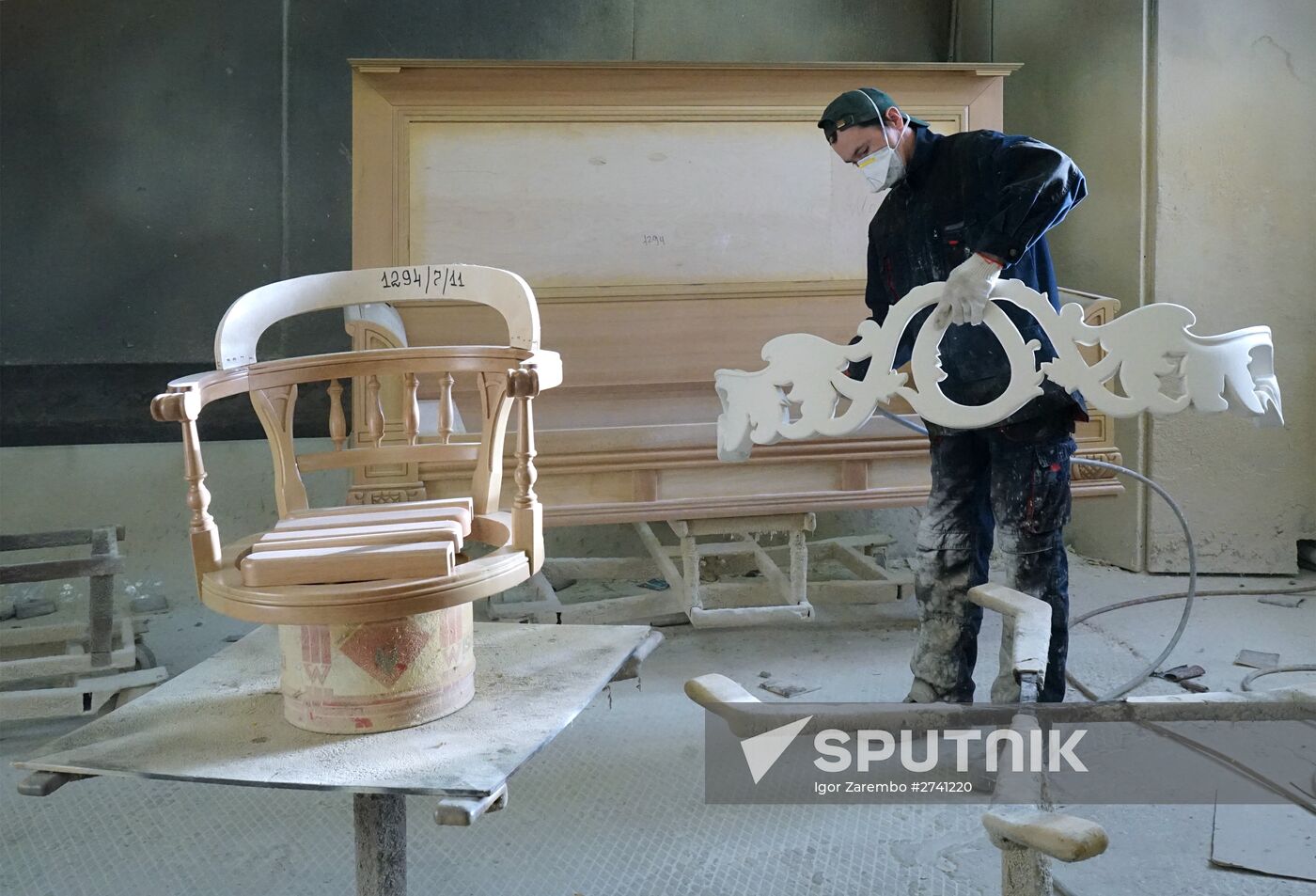 High-end furniture manufactured at MAKSIK factory in Kaliningrad