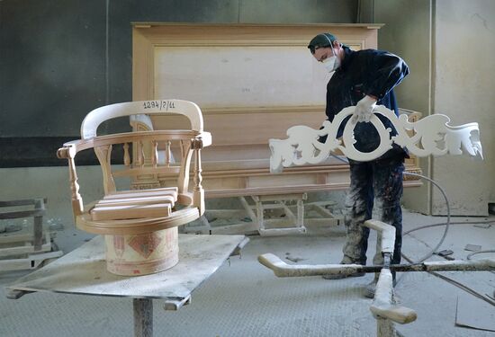 High-end furniture manufactured at MAKSIK factory in Kaliningrad