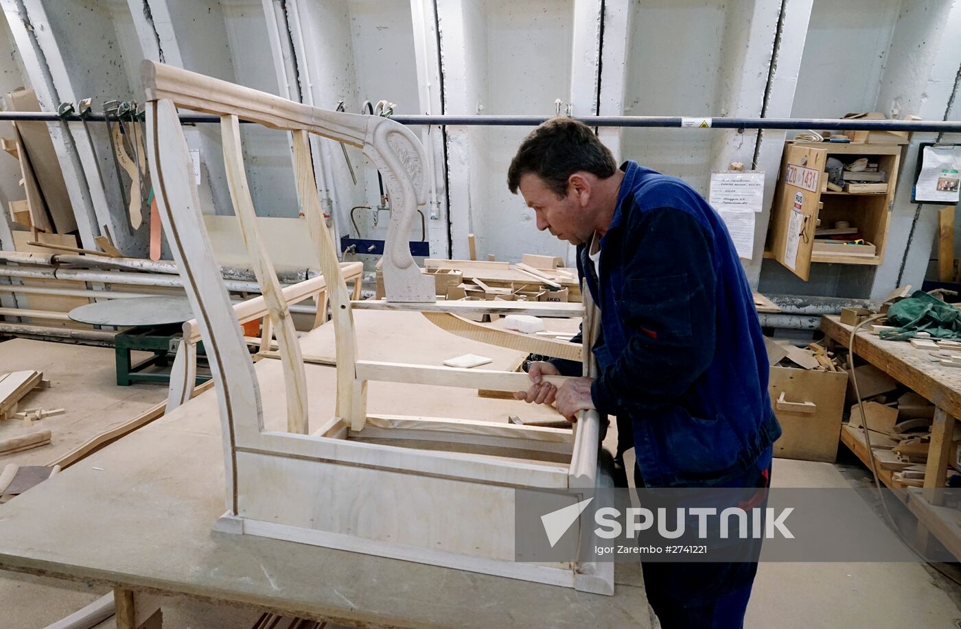 High-end furniture manufactured at MAKSIK factory in Kaliningrad