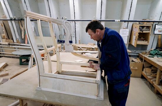 High-end furniture manufactured at MAKSIK factory in Kaliningrad