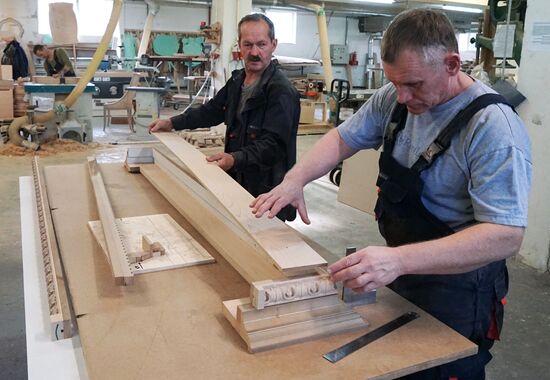 High-end furniture manufactured at MAKSIK factory in Kaliningrad