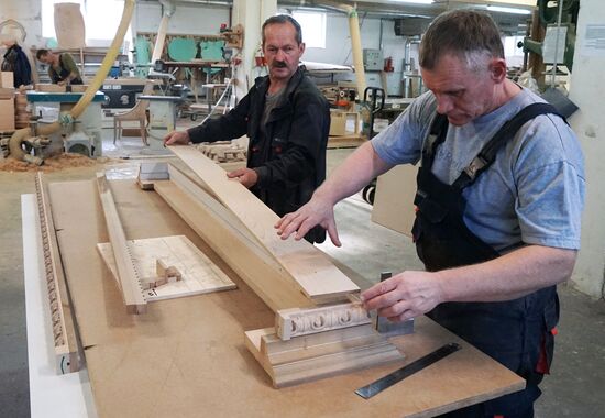 High-end furniture manufactured at MAKSIK factory in Kaliningrad