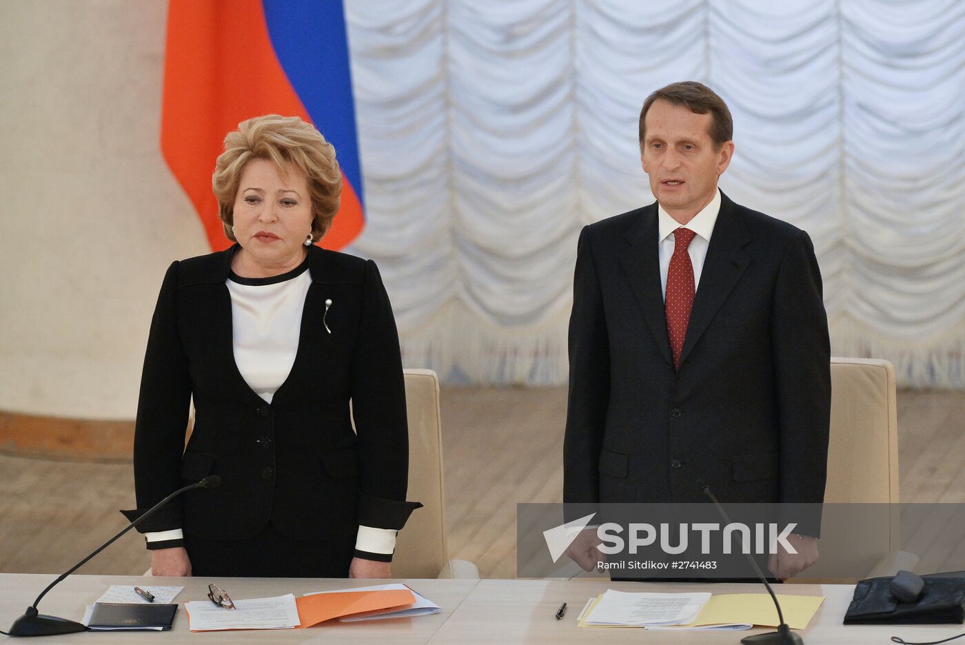 Joint meeting the the State Duma and Federation Council
