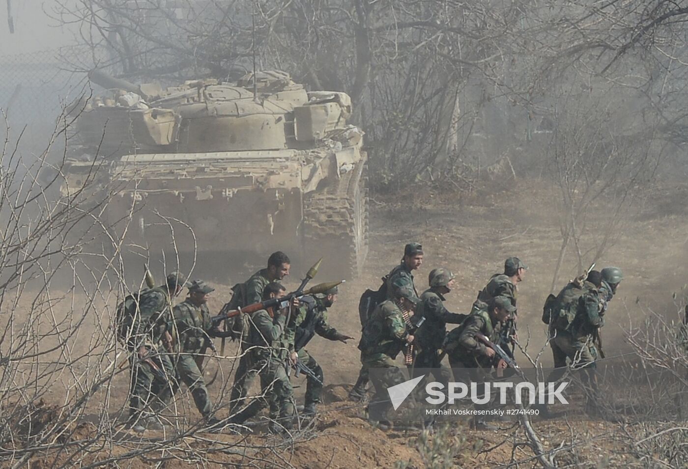 Syrian Arab Army's special operation in Douma, a Damascus suburb