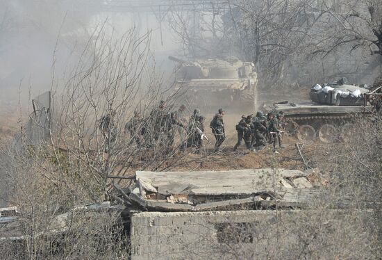 Syrian Arab Army's special operation in Douma, a Damascus suburb