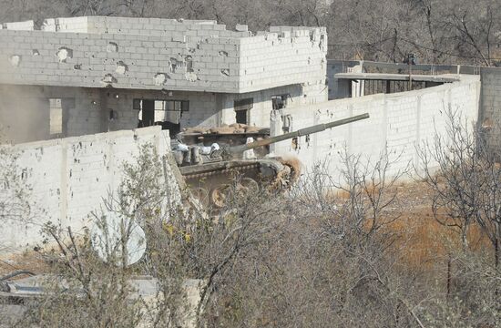 Syrian Arab Army's special operation in Douma, a Damascus suburb