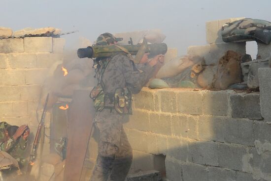 Syrian Arab Army's special operation in Douma, a Damascus suburb