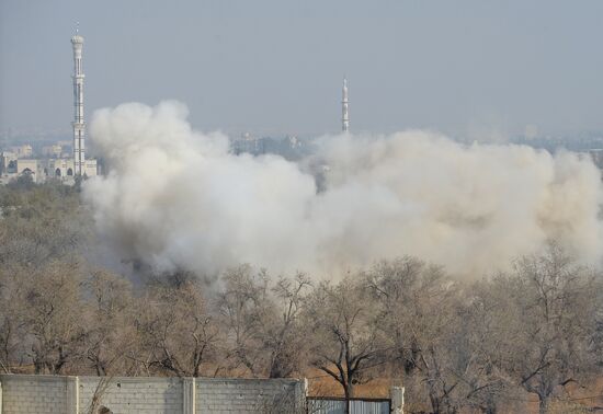 Syrian Arab Army's special operation in Douma, a Damascus suburb