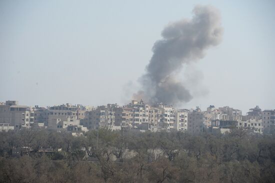 Syrian Arab Army's special operation in Douma, a Damascus suburb