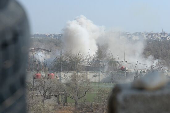 Syrian Arab Army's special operation in Douma, a Damascus suburb