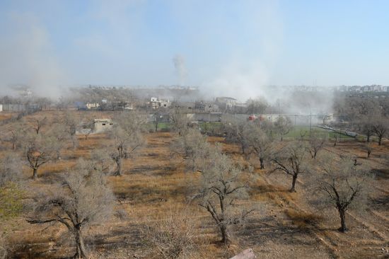 Syrian Arab Army's special operation in Douma, a Damascus suburb