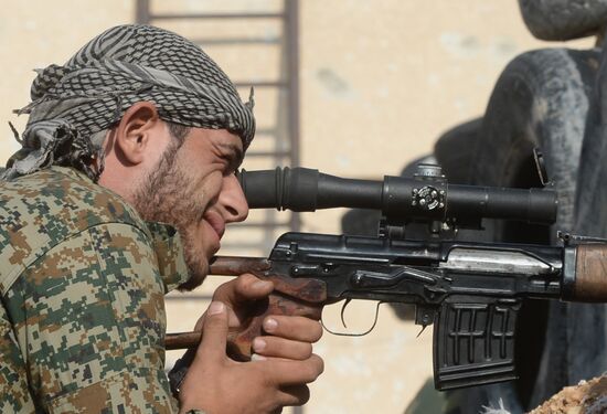 Syrian Arab Army's special operation in Douma, a Damascus suburb