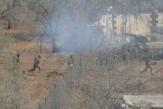 Syrian Arab Army's special operation in Douma, a Damascus suburb