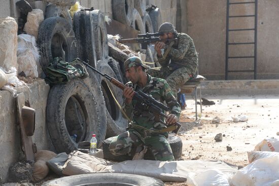 Syrian Arab Army's special operation in Douma, a Damascus suburb