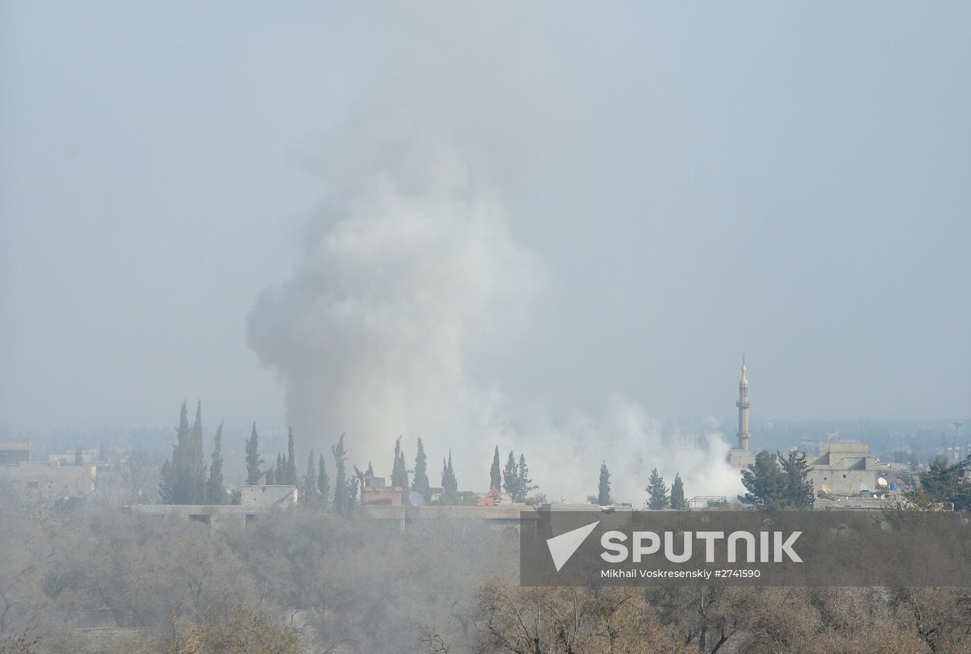 Syrian Arab Army's special operation in Douma, a Damascus suburb