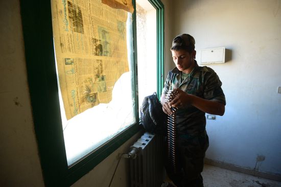 Syrian Arab Army's special operation in Douma, a Damascus suburb