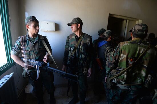 Syrian Arab Army's special operation in Douma, a Damascus suburb